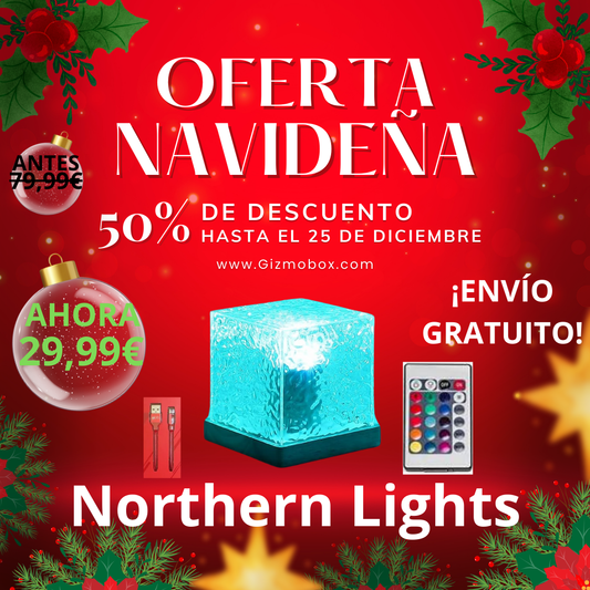 Lámpara led de 16 colores- NORTHERN LIGHTS